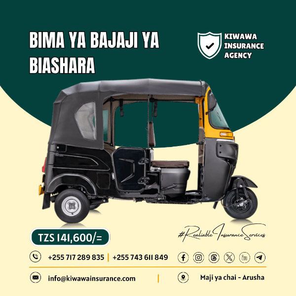 Bima ya bajaji ya biashara